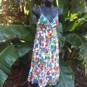 Tiered ruffle hem sundress